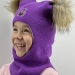 Шапка-шлем Саманта фиолетовый