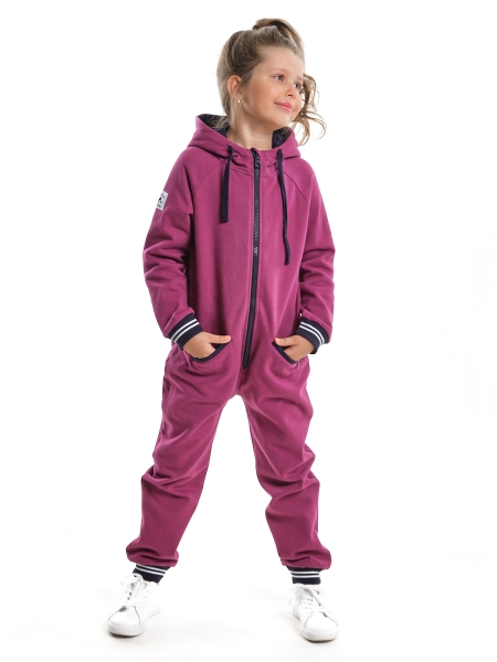 Комбинезон для девочек Mini Maxi, модель 7754, цвет лиловый - Комбинезоны спортивные