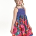 Сарафан для девочек Mini Maxi, модель 331209, цвет синий/красный