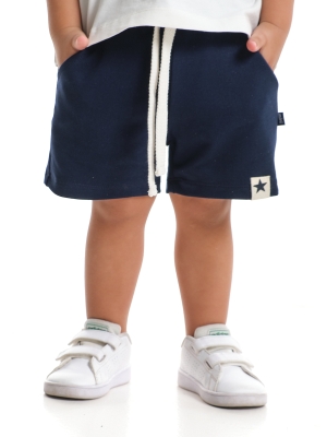 Шорты для мальчиков Mini Maxi, модель 9846, цвет синий/звезда