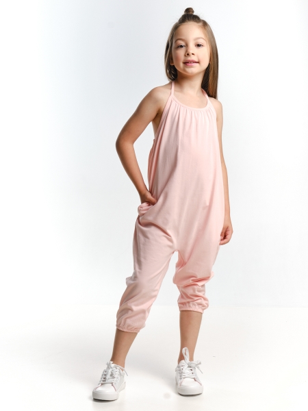 Комбинезон для девочек Mini Maxi, модель 7193, цвет розовый - Комбинезоны / лето