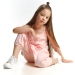 Комбинезон для девочек Mini Maxi, модель 7193, цвет розовый