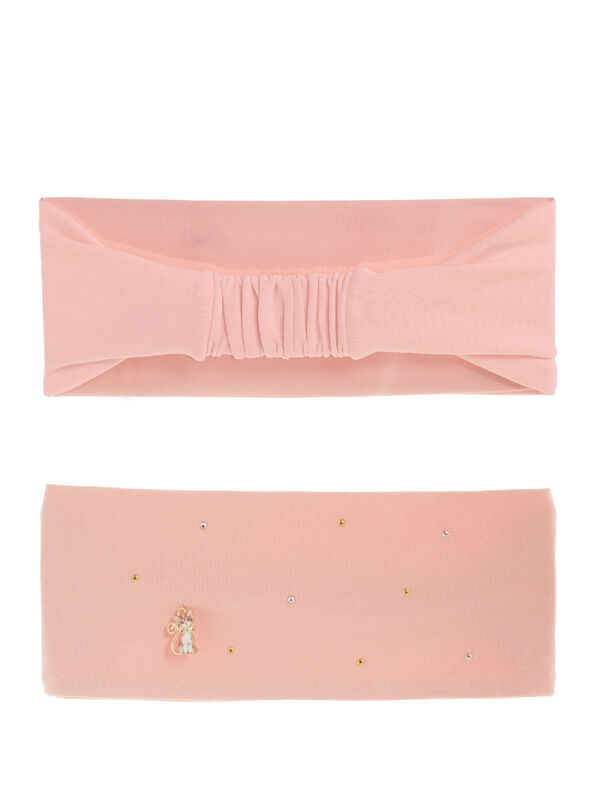 Повязка для девочки Голубоглазка, Миалт светло-пудровый, лето - Косынки детские