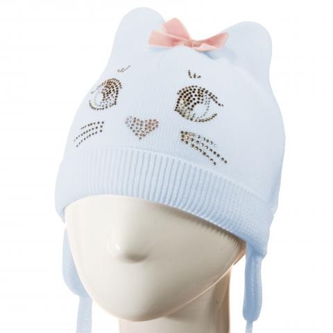 Шапка для девочки Банни - Шапки детские весна-осень
