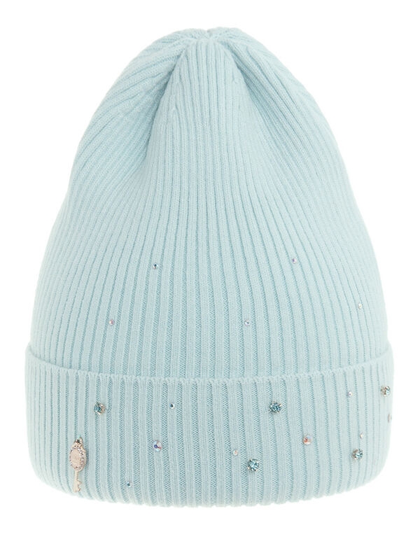 Шапка для девочки Нимфа, Миалт светло-мятный, весна-осень - Для девочек весна-осень