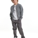Кардиган для мальчиков Mini Maxi, модель 3323025, цвет серый