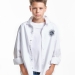 Рубашка для мальчиков Mini Maxi, модель 7979, цвет белый