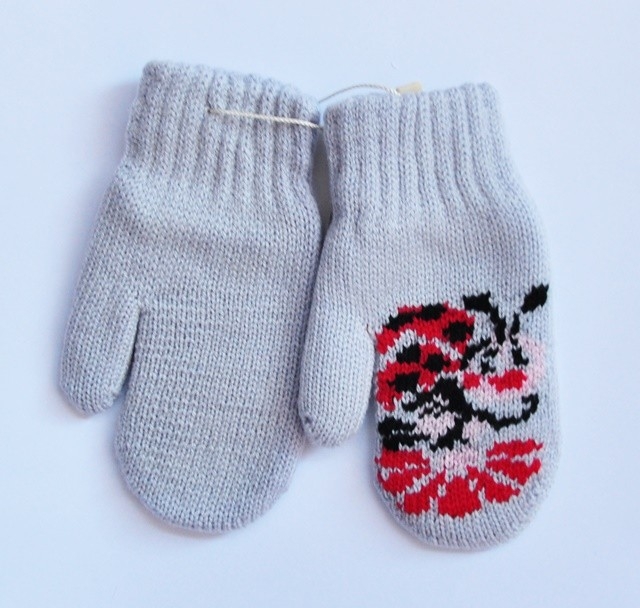 Варежки детские двойные - Варежки