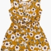 Комбинезон для девочек Mini Maxi, модель 6318, цвет горчичный/мультиколор