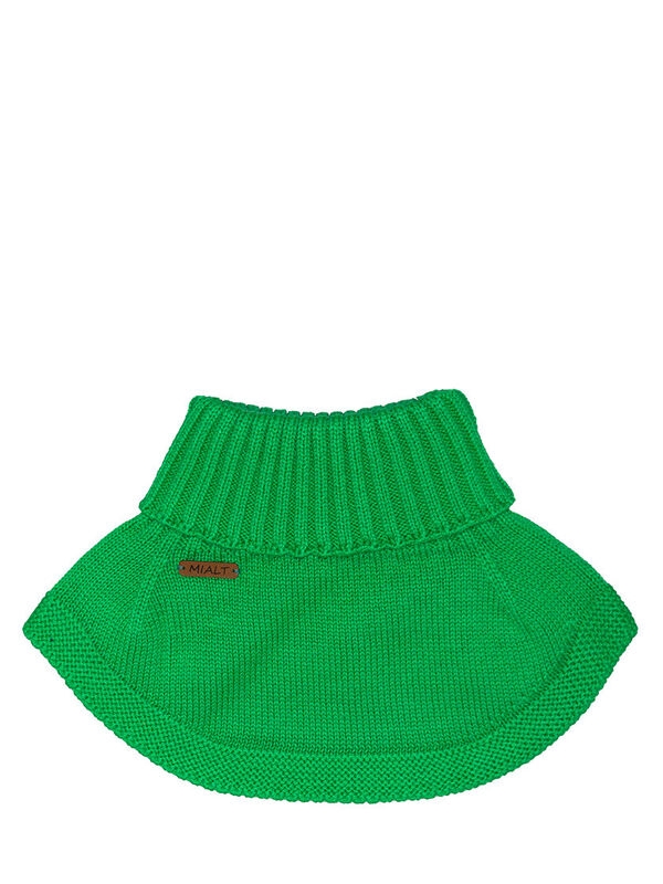 Сиропчик шарф-снуд, Mialt ярко-зеленый, весна-осень - Манишки детские