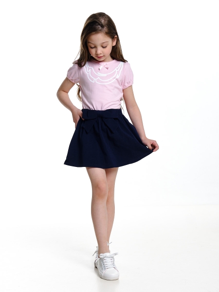 Комплект для девочек Mini Maxi, модель 0670/7600, цвет розовый/синий - Комплекты летние