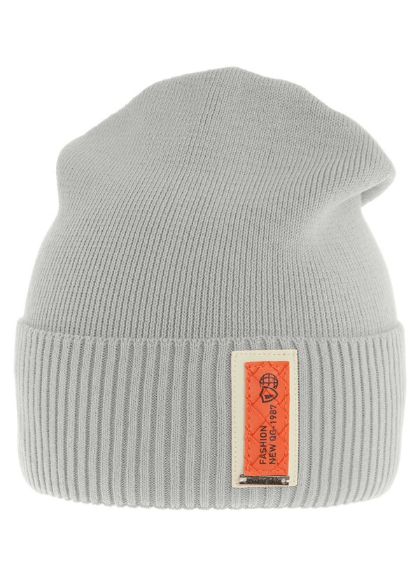 Шапка для мальчика Принцип, Миалт серый, весна-осень - Шапки весна-осень