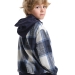 Куртка для мальчиков Mini Maxi, модель 7989, цвет синий/белый/клетка