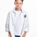 Рубашка для мальчиков Mini Maxi, модель 7979, цвет белый