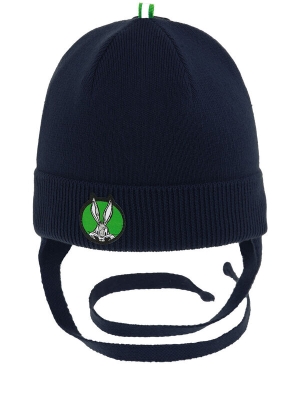 Шапка для мальчика Кузя, Миалт темно-синий, весна-осень