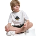 Футболка для мальчиков Mini Maxi, модель 9004, цвет молочный