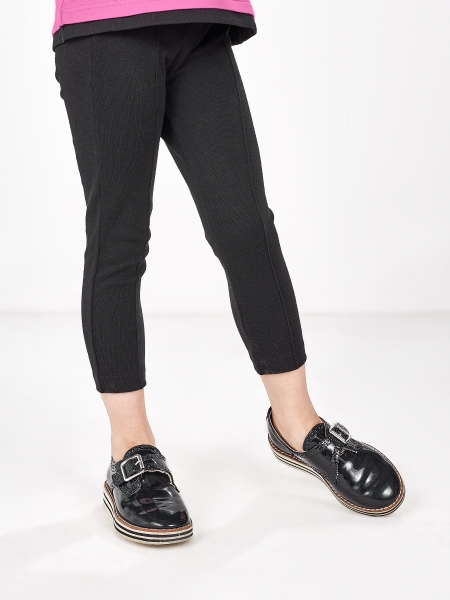 Бриджи для девочек Mini Maxi, модель 0661, цвет черный - Штаны трикотажные