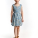 Платье для девочек Mini Maxi, модель 3356, цвет голубой/мультиколор