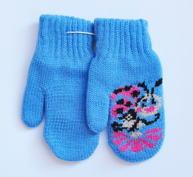 Варежки детские двойные - Варежки