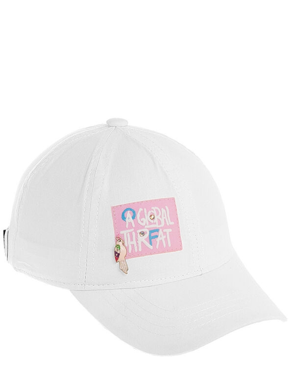 Бейсболка для девочки Кипарис бейсболка, Миалт белый, лето - Бейсболки и кепки