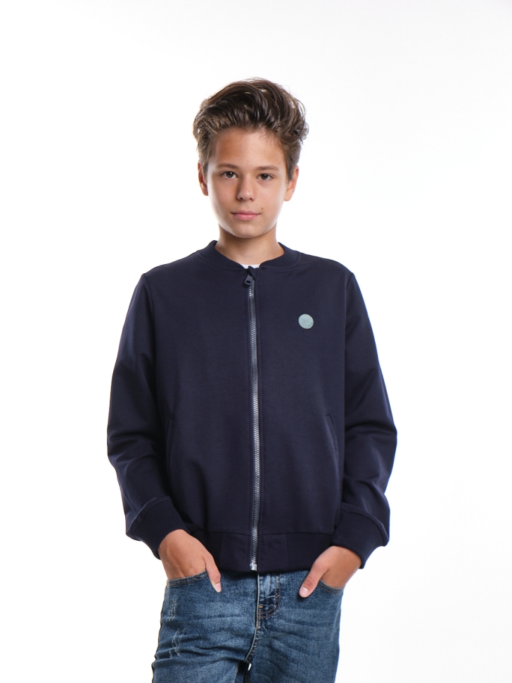 Джемпер для мальчиков Mini Maxi, модель 7015, цвет темно-синий - Бомберы / куртки