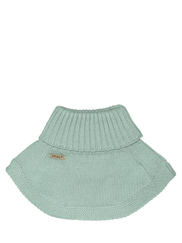 Сиропчик шарф-снуд, Mialt серо-зеленый, весна-осень - Манишки детские