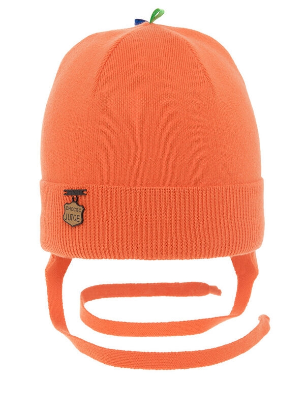 Шапка для мальчика Фиксик, Миалт темно-оранжевый, весна-осень - Шапки весна-осень