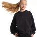 Свитшот для девочек Mini Maxi, модель 803, цвет черный