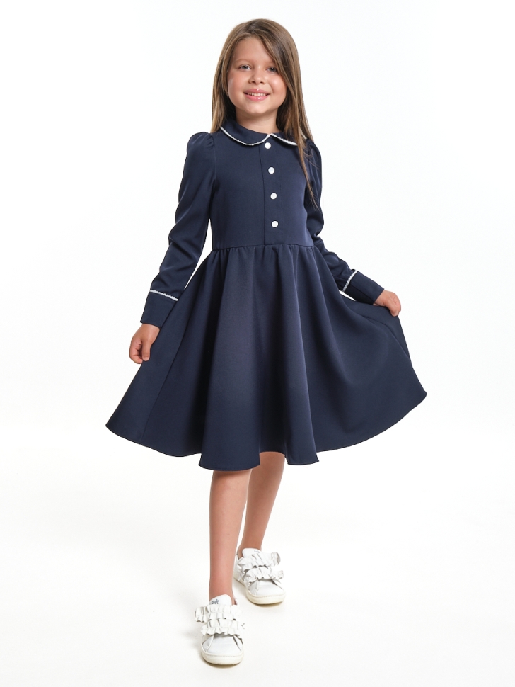 Платье для девочек Mini Maxi, модель 7491, цвет синий - Платья / сарафаны для школы
