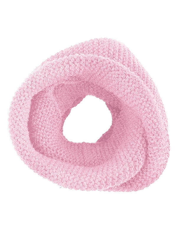 Шарф-снуд Малыш, Mialt розовый, зима - Шарф-снуд