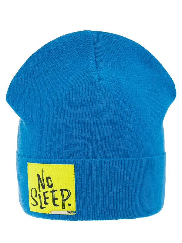 Шапка Бессонница, Миалт ярко-синий, весна-осень - Для девочек весна-осень