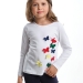 Лонгслив для девочек Mini Maxi, модель 3859, цвет белый