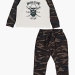 Комплект для мальчиков Mini Maxi, модель 1831, цвет белый/камуфляж
