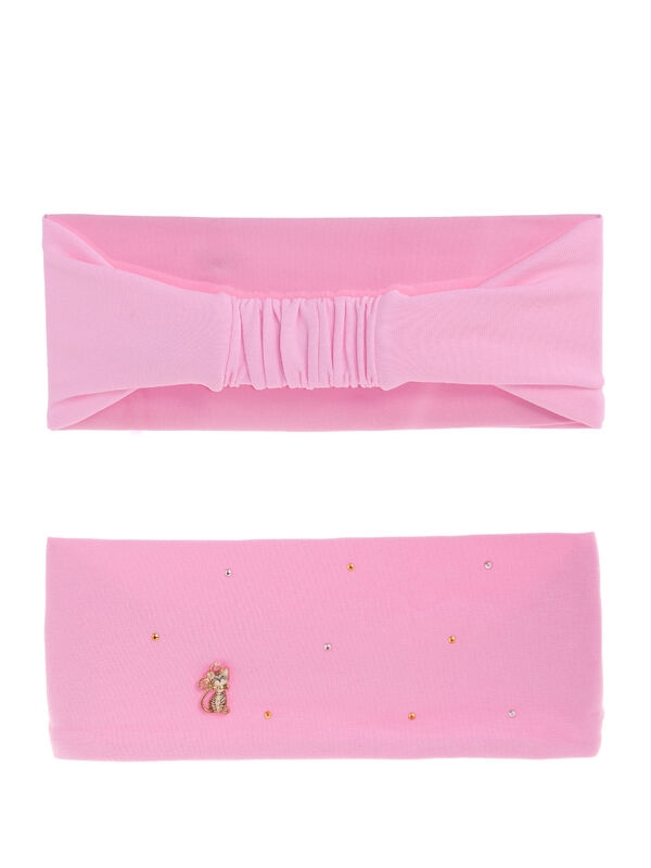Повязка для девочки Голубоглазка, Миалт ярко-розовый, лето - Косынки детские