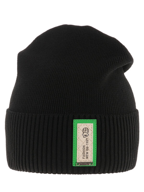 Шапка для мальчика Принцип, Миалт черный, весна-осень - Шапки весна-осень