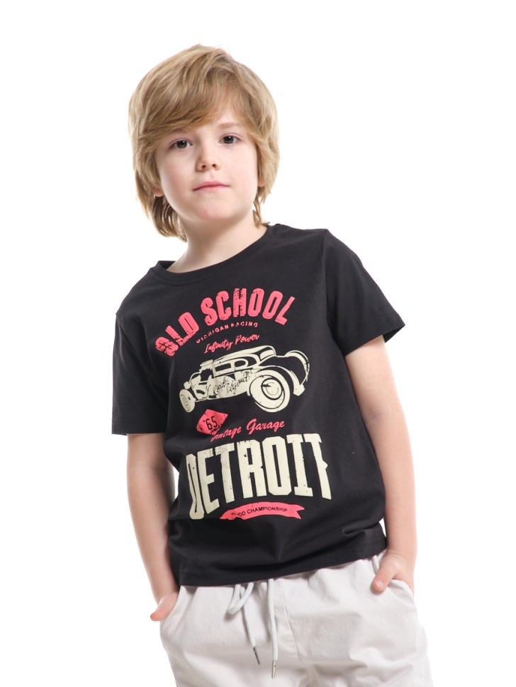 Футболка для мальчиков Mini Maxi, модель 4720, цвет черный - Футболки для мальчиков