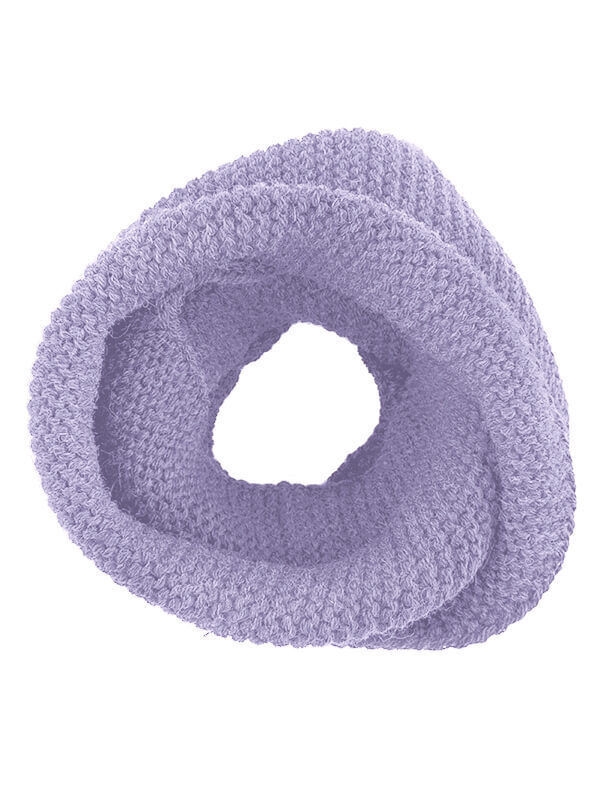 Шарф-снуд Малыш, Mialt сиреневый, зима - Шарф-снуд
