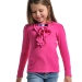 Футболка для девочек Mini Maxi, модель 1044, цвет малиновый
