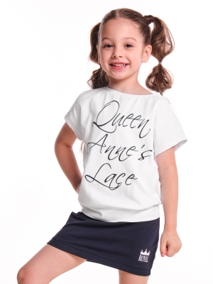 Комплект одежды для девочек Mini Maxi, модель 0319/0303, цвет темно-синий