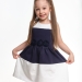 Платье для девочек Mini Maxi, модель 1465, цвет синий/белый