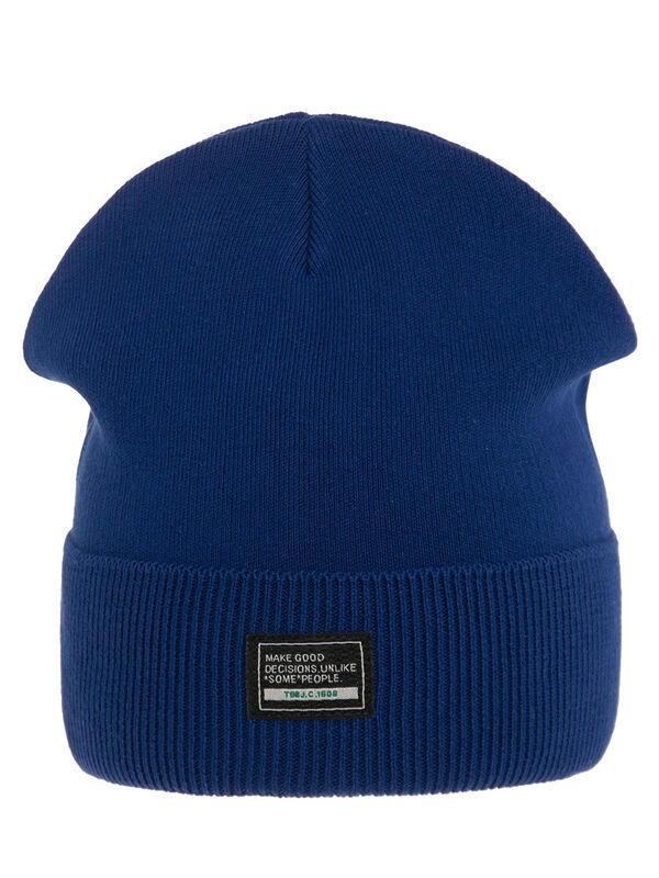 Шапка для мальчика Маяк, Миалт синий, весна-осень - Шапки весна-осень