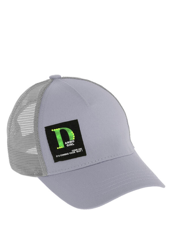 Бейсболка для девочки Делла бейсболка, Миалт серый, лето - Бейсболки и кепки