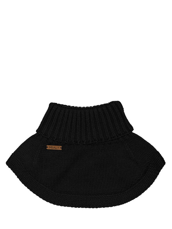 Сиропчик шарф-снуд, Mialt черный, весна-осень - Манишки детские