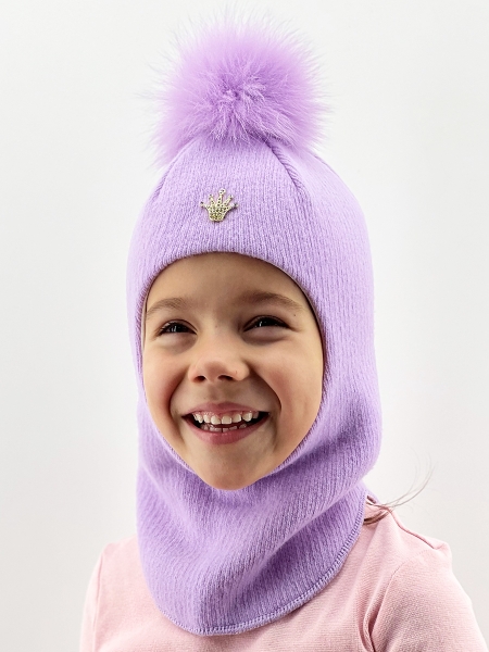 Шапка-шлем для девочки Фора - Шапки-шлемы зима-осень