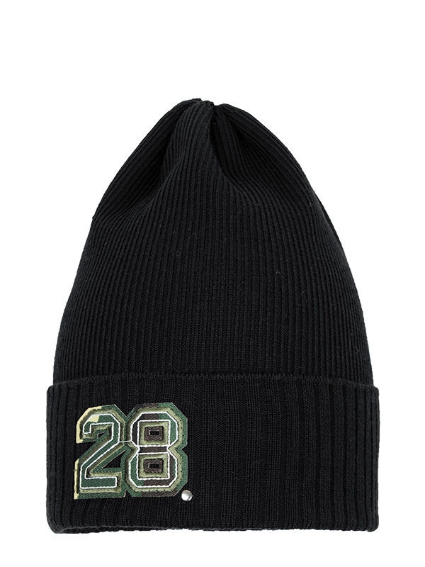 Шапка для мальчика 28, Миалт черный, весна-осень - Шапки весна-осень