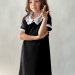 Платье для девочки школьное БУШОН SK10, цвет чёрный