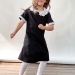 Платье для девочки школьное БУШОН SK10, цвет чёрный