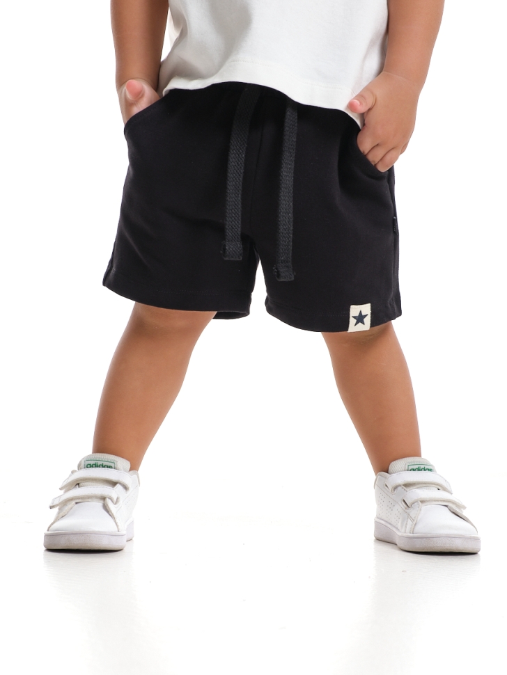 Шорты для мальчиков Mini Maxi, модель 8094, цвет черный/черный - Шорты для мальчиков