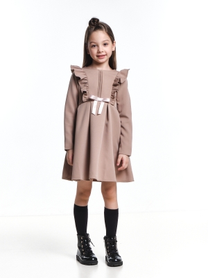 Платье для девочек Mini Maxi, модель 7401, цвет бежевый