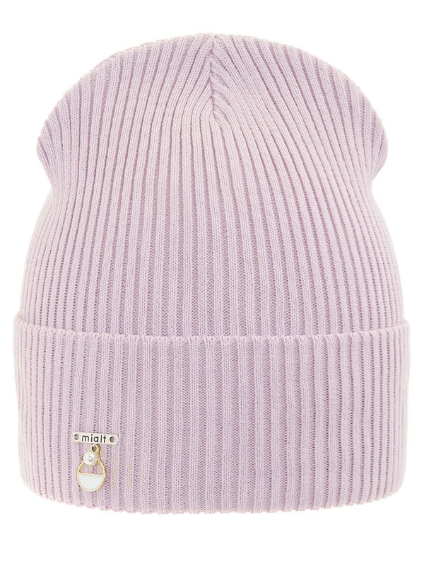 Шапка для девочки Богема, Миалт сиренево-розовый - Для девочек весна-осень